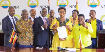 Kisoro Woman MP Akifeza Grace Ngabirano signs MOU with NRM