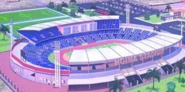 NCS Delighted with progress of Hoima City Stadium Construction Project