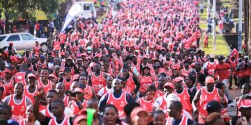 Thousands brave the Downpour to participate in Kabaka’s 70th Birthday Run