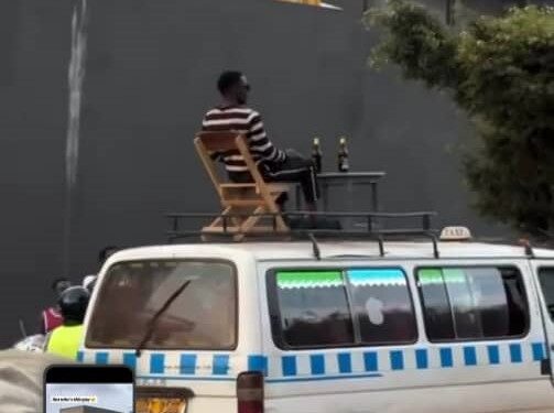 Driver, Conductor Arrested over Dangerous TikTok Stunt on top of Taxi (Watch VIDEO)