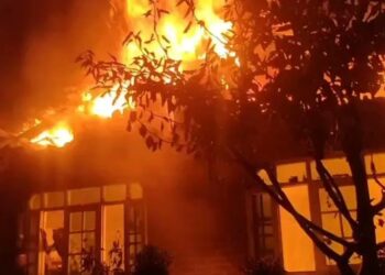 Luweero: Mayor’s Mansion Destroyed in Flames:Investigations Broaden towards Family dispute