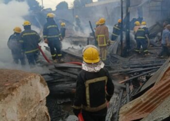 Mukono Municipality: Fire Outbreak Leaves Business Owners Counting Losses