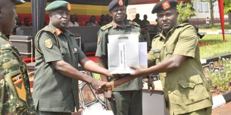 61 UPDF officers complete Platoon Commanders Course at Lugore Training School
